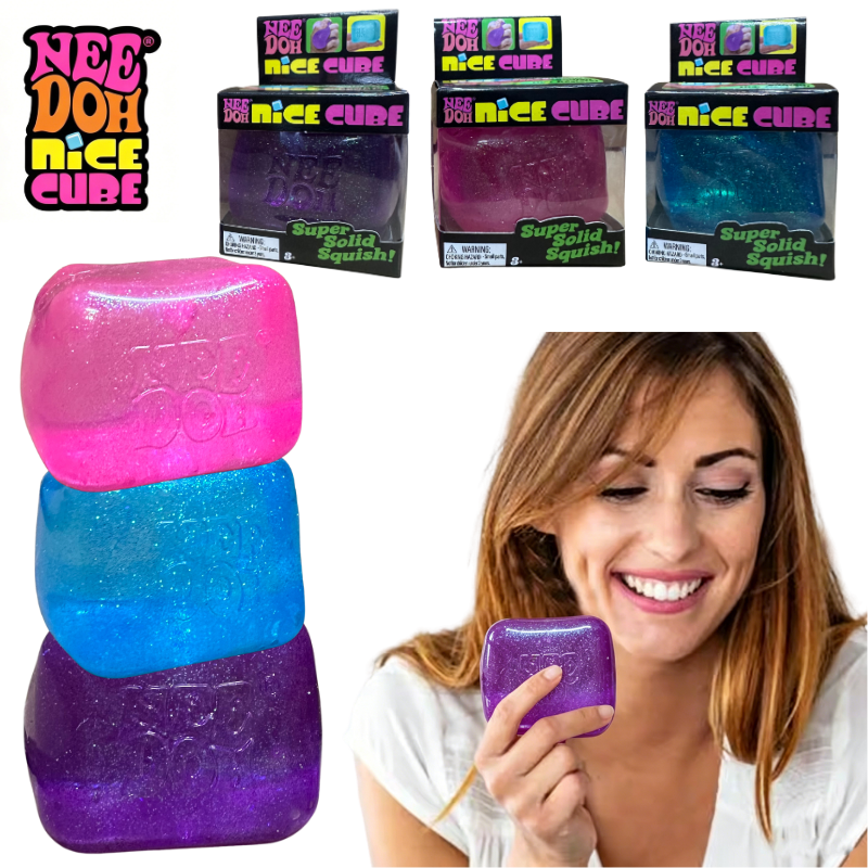 Fidget Cube Original - Schylling Nee Doh Glitter Cube Sensory