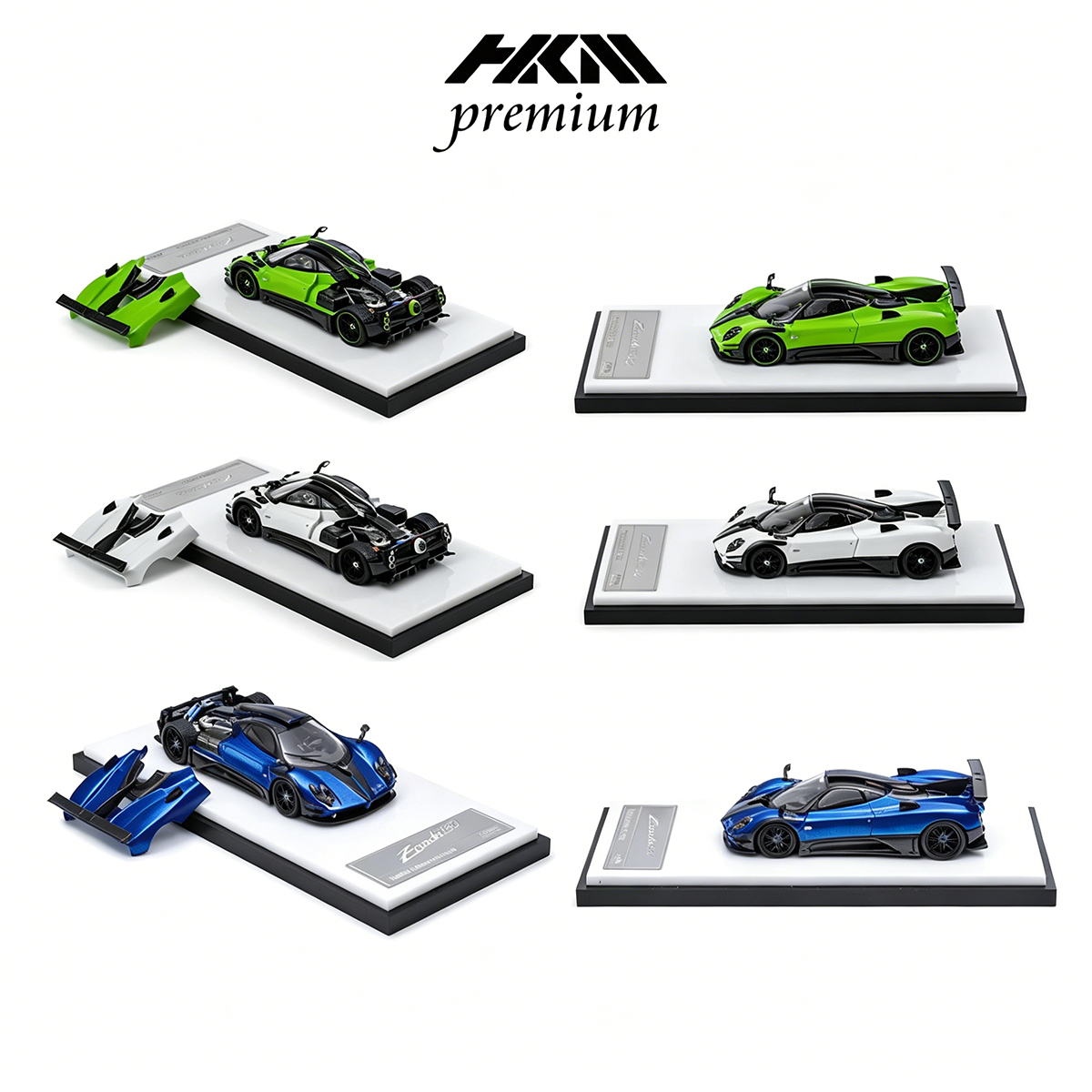 Die Cast Car 1 64 - HKM Premium 1:64 Pagani Zonda 760