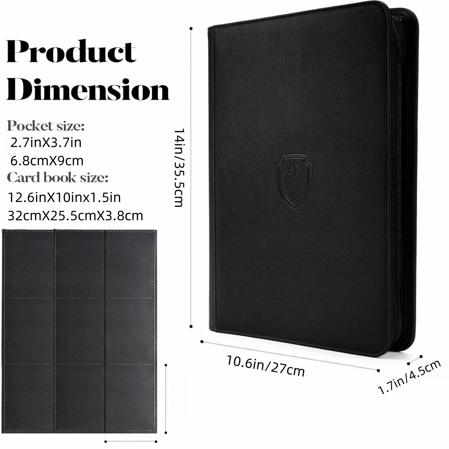 9 Pocket Trading Card Binder,  - Trading Card Binder ulasan dan harga