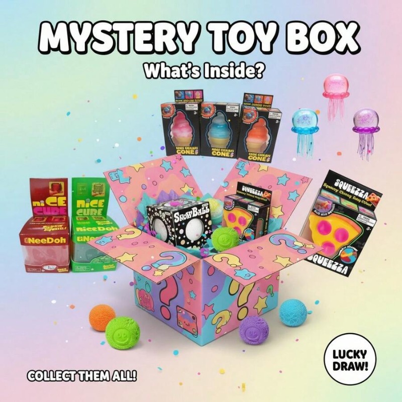 Cute Food & Ocean Squishy Blin - Mystery Box Blind Bag ulasan dan harga