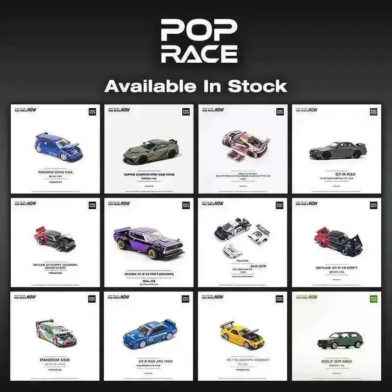 POP Race 1:64 CLK GTR D2 GTR R - Die Cast Car 1 64 ulasan dan harga