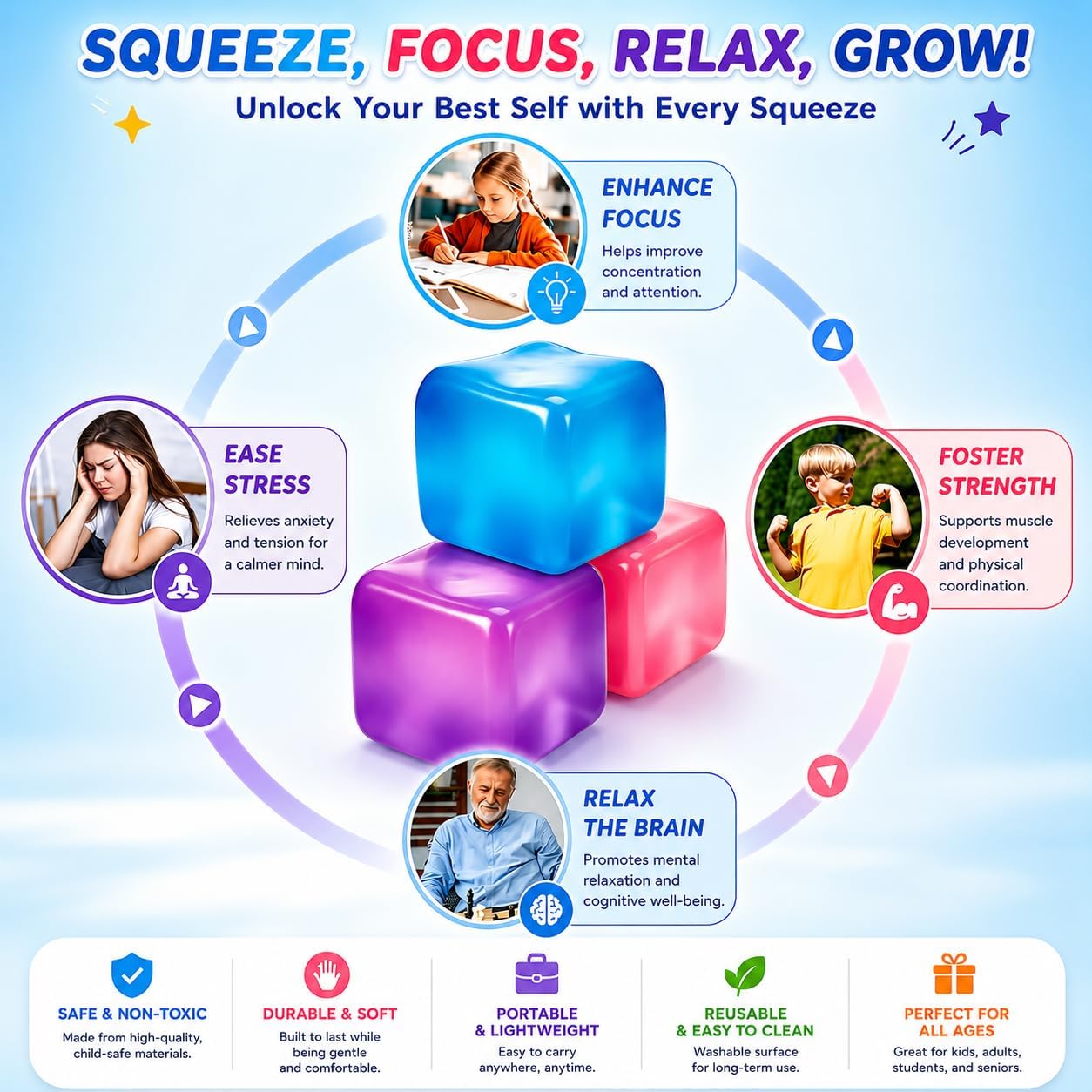 Premium Big Block Cube – Senso - Fidget Cube Original ulasan dan harga