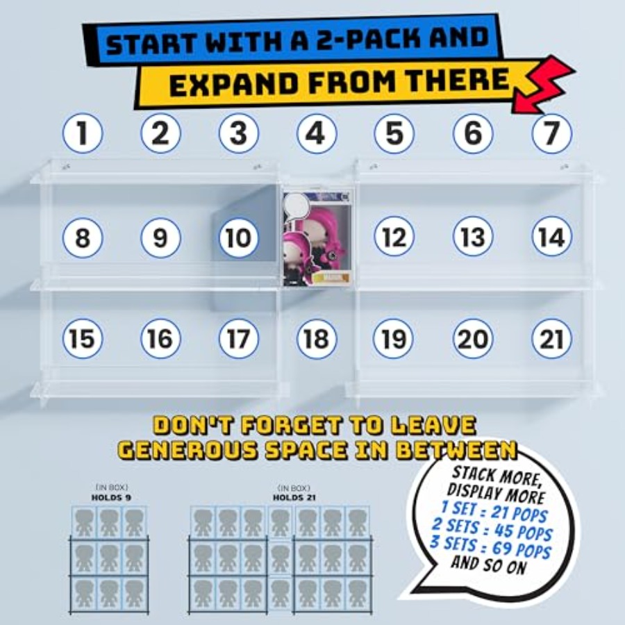 Wall Display Shelves Compatibl - Pop Display Shelf ulasan dan harga
