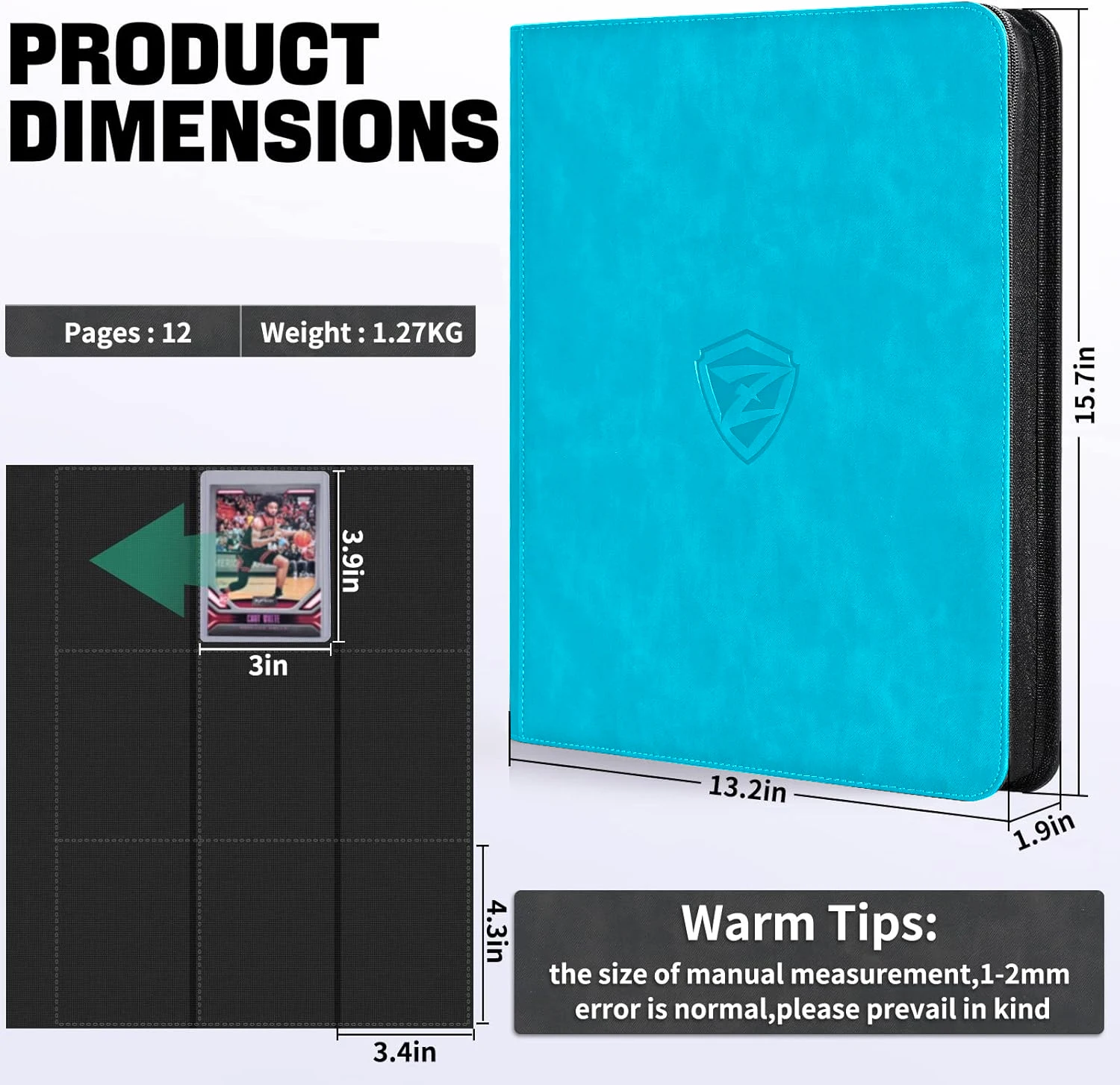 Card Binder, 9-Pocket Trading  - Trading Card Binder ulasan dan harga