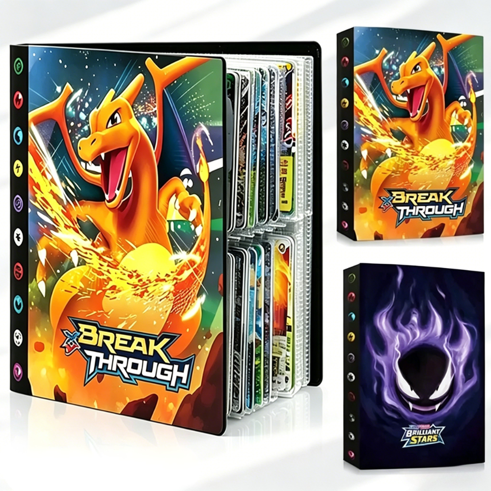 HOT 240PCS Pok é mon Cards Alb - Pokemon Binder Card ulasan dan harga