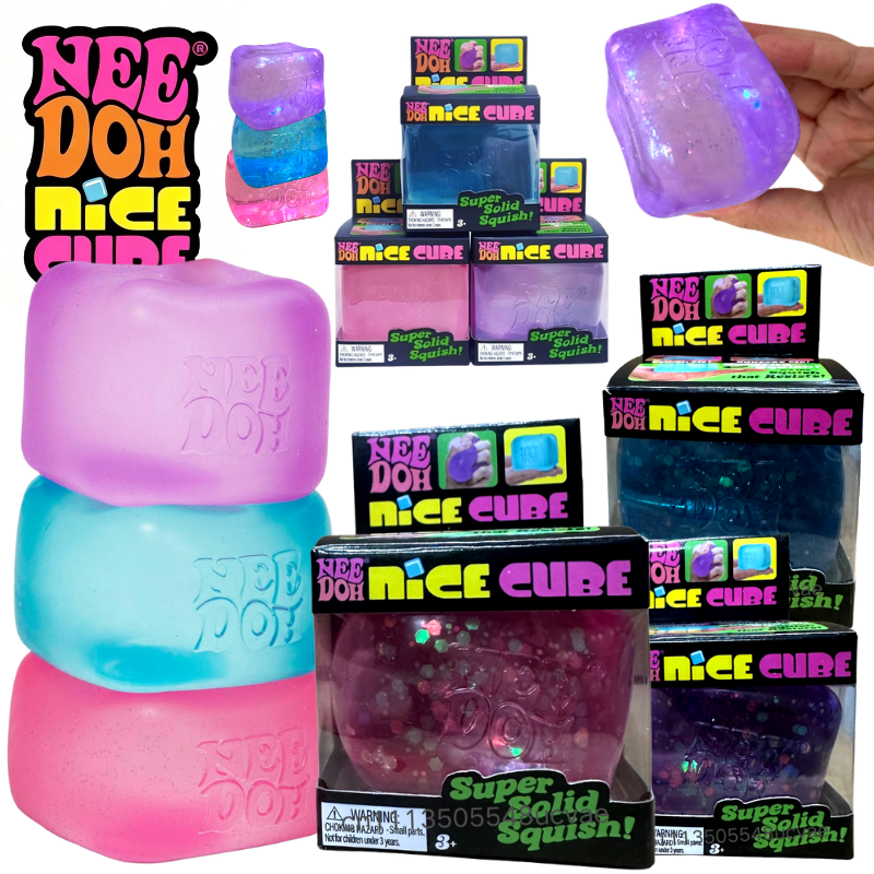 Nee Doh Nice Cube  Glitter Cub - Fidget Cube Original ulasan dan harga