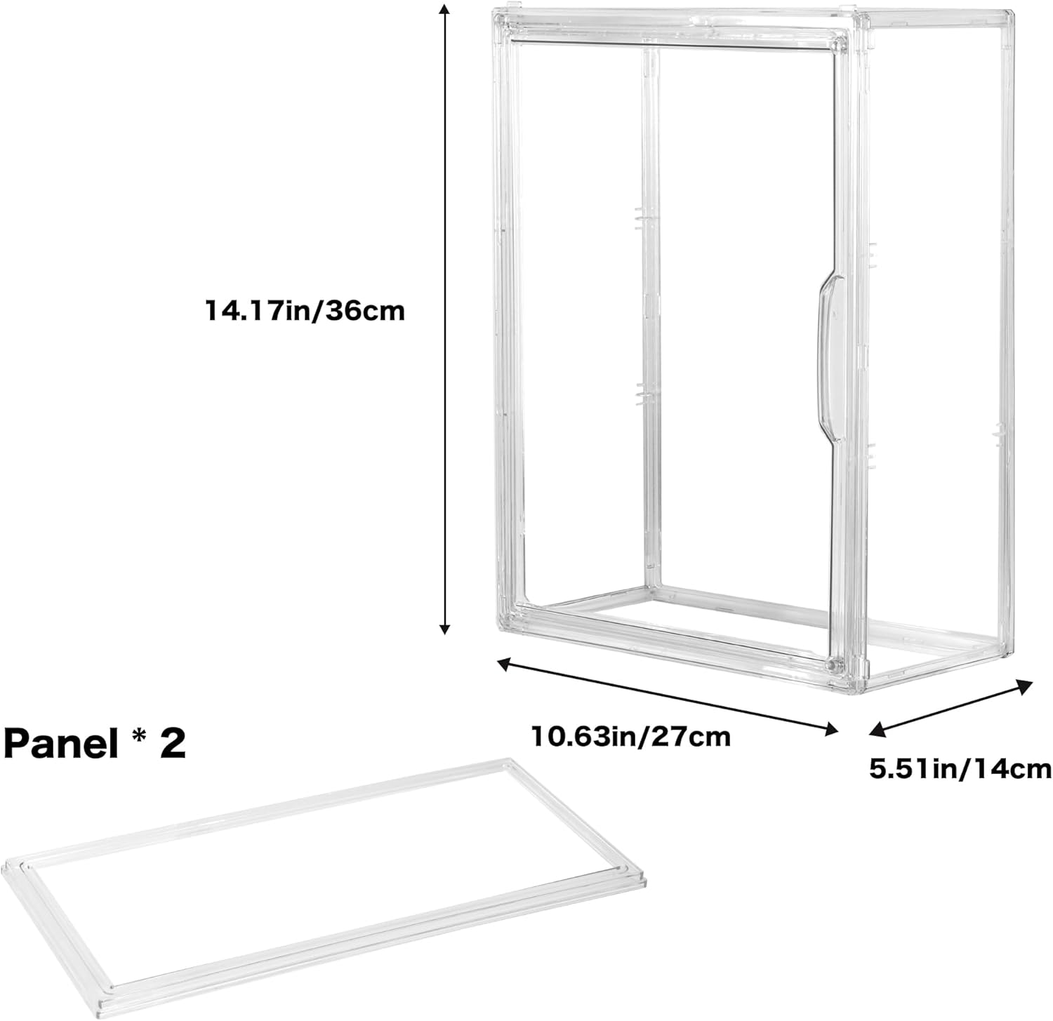 3-Tier Acrylic Display Case fo - Display Case Acrylic ulasan dan harga