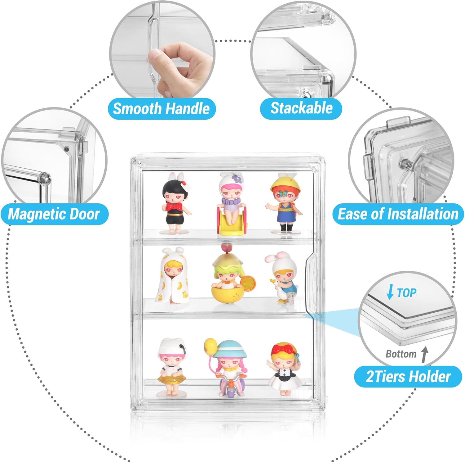 3-Tier Acrylic Display Case fo - Display Case Acrylic ulasan dan harga