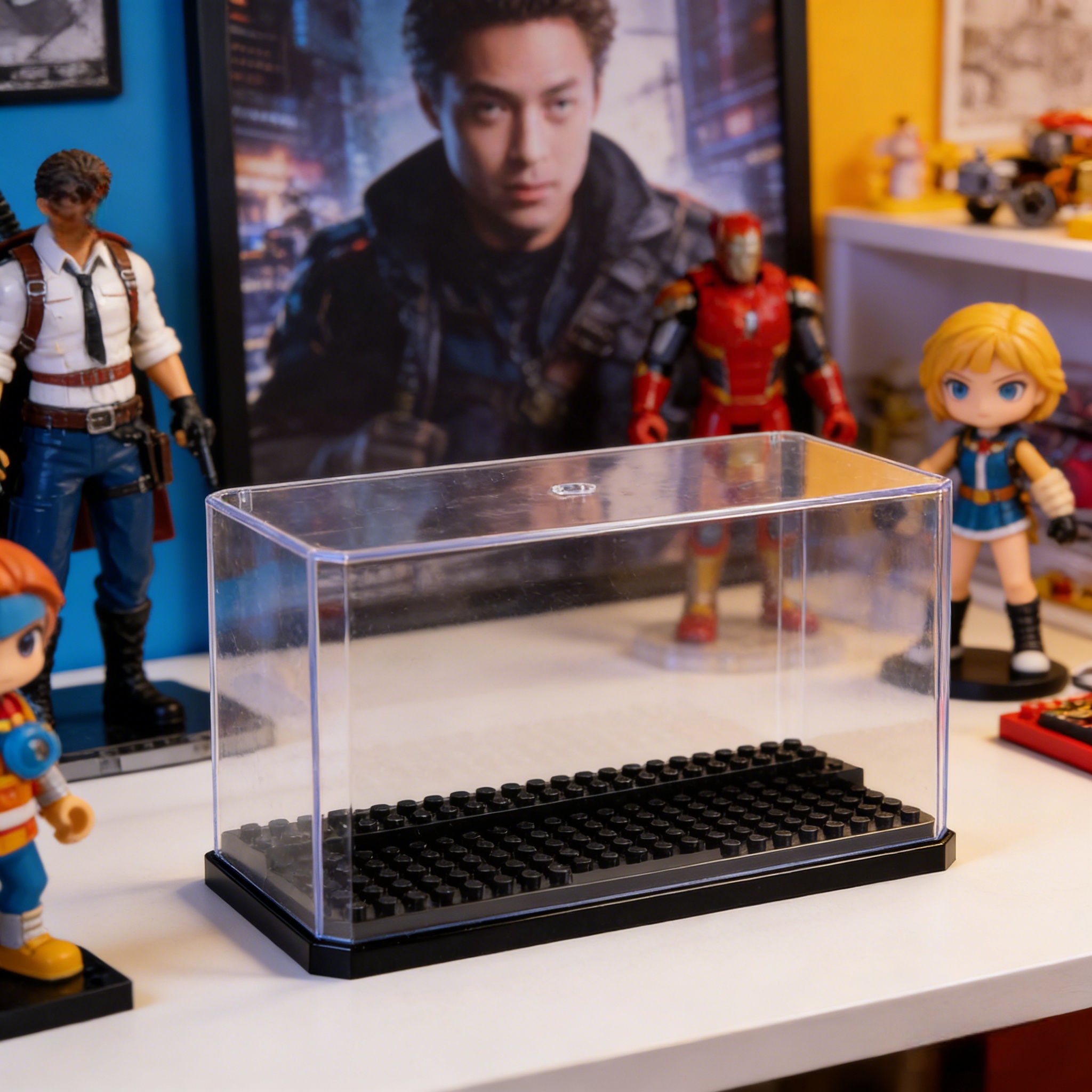 Display Case Clear Shelf Wide  - Pop Display Shelf ulasan dan harga