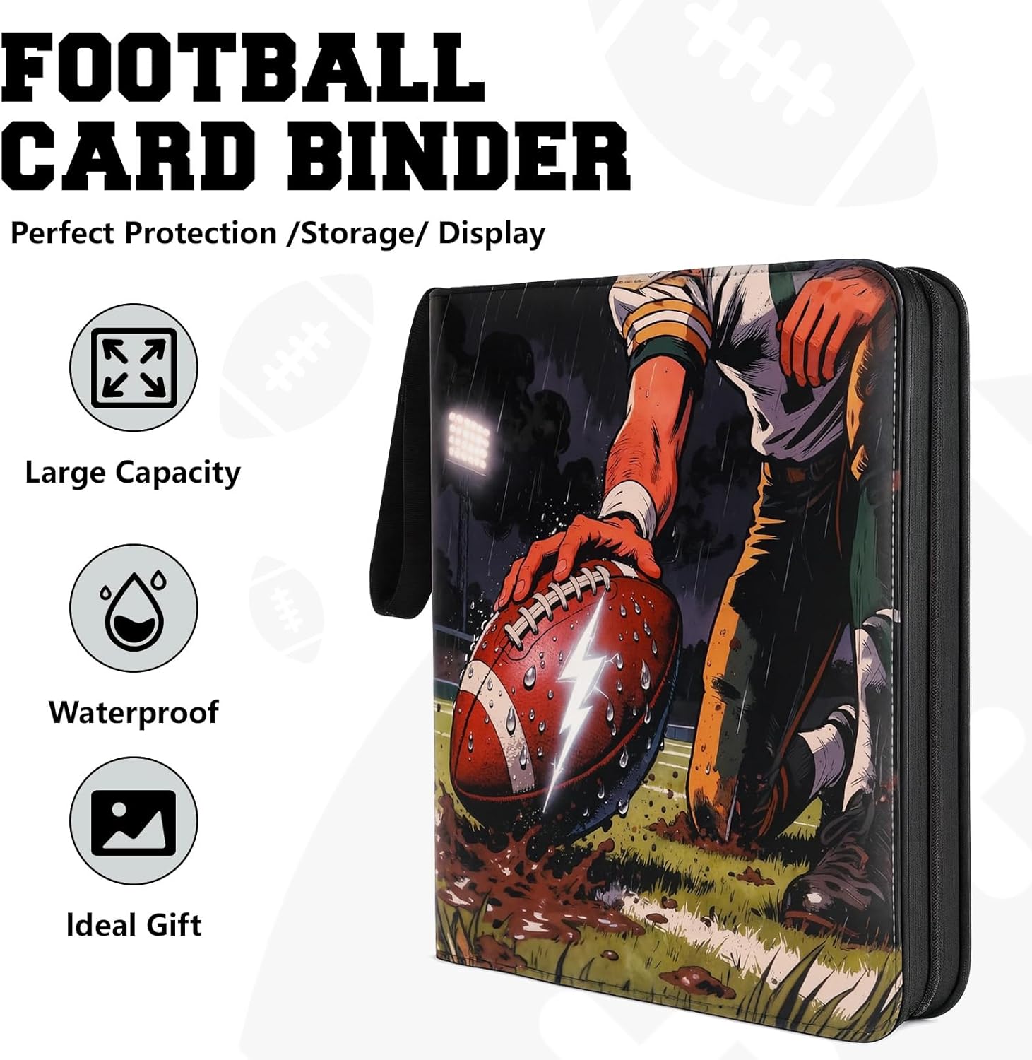 Football Card Binder 9-Pocket  - Trading Card Binder ulasan dan harga