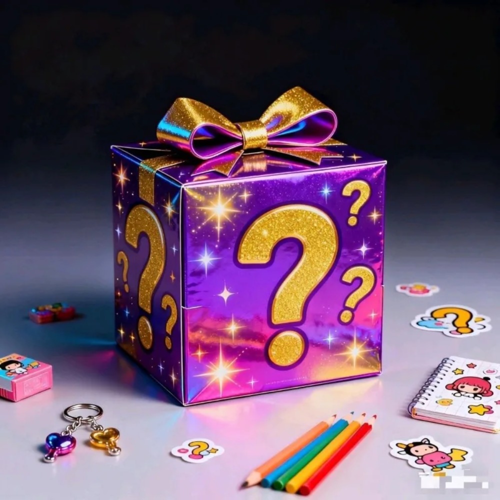 2pcs Mysterious Surprise Box-e - Mystery Box Blind Bag ulasan dan harga