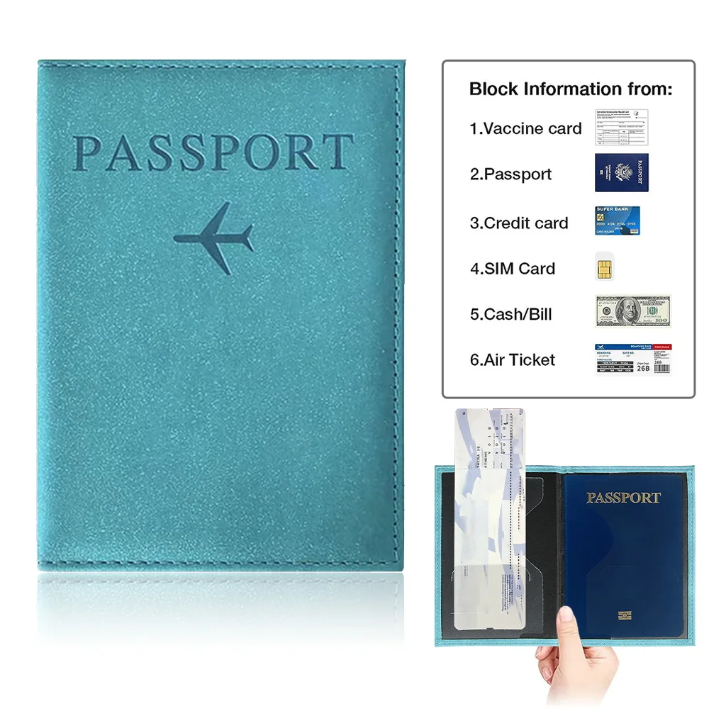 Passport Cover Blue Color Pu P - Card Top Loader ulasan dan harga