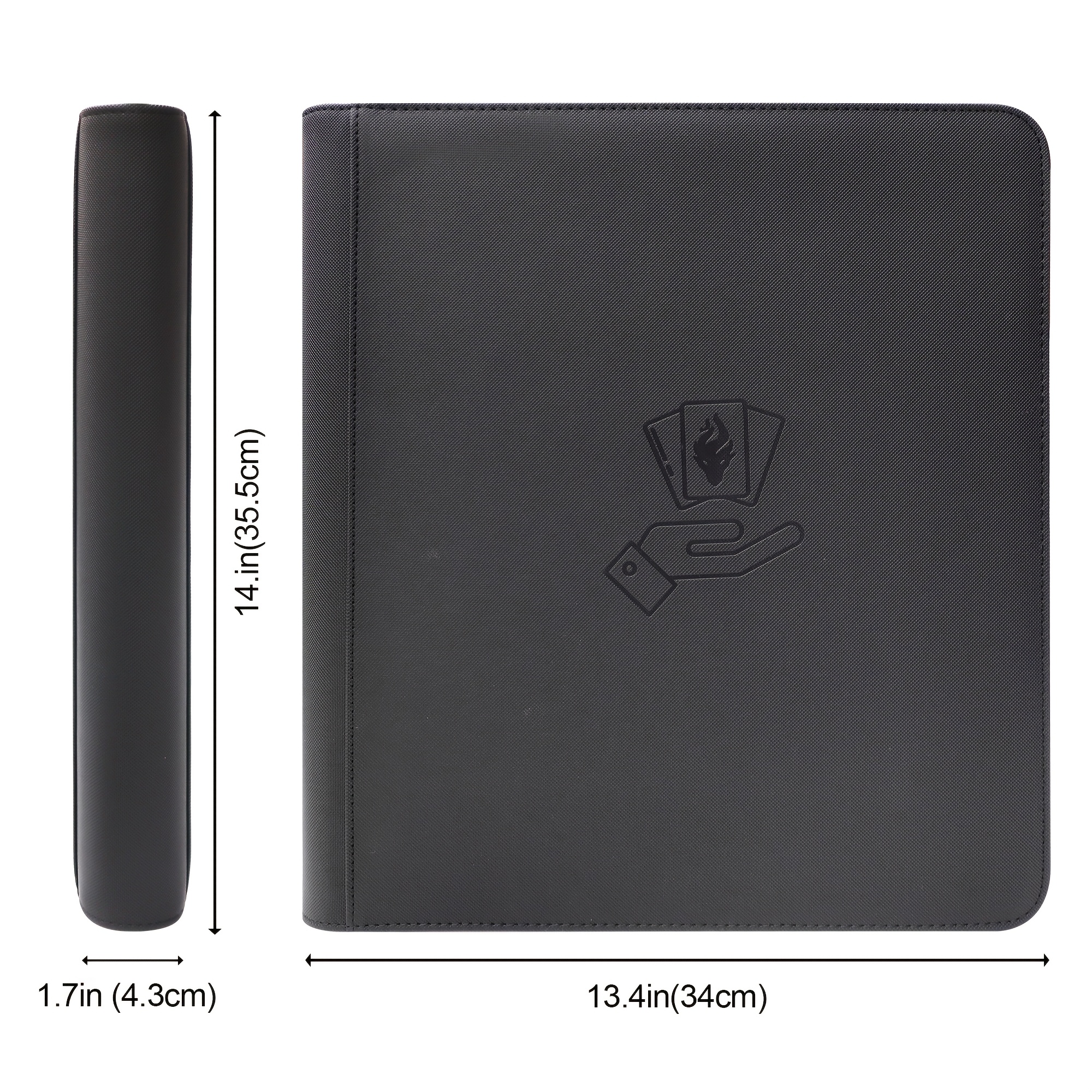 12 Pockets Trading Card Zipper - Trading Card Binder ulasan dan harga