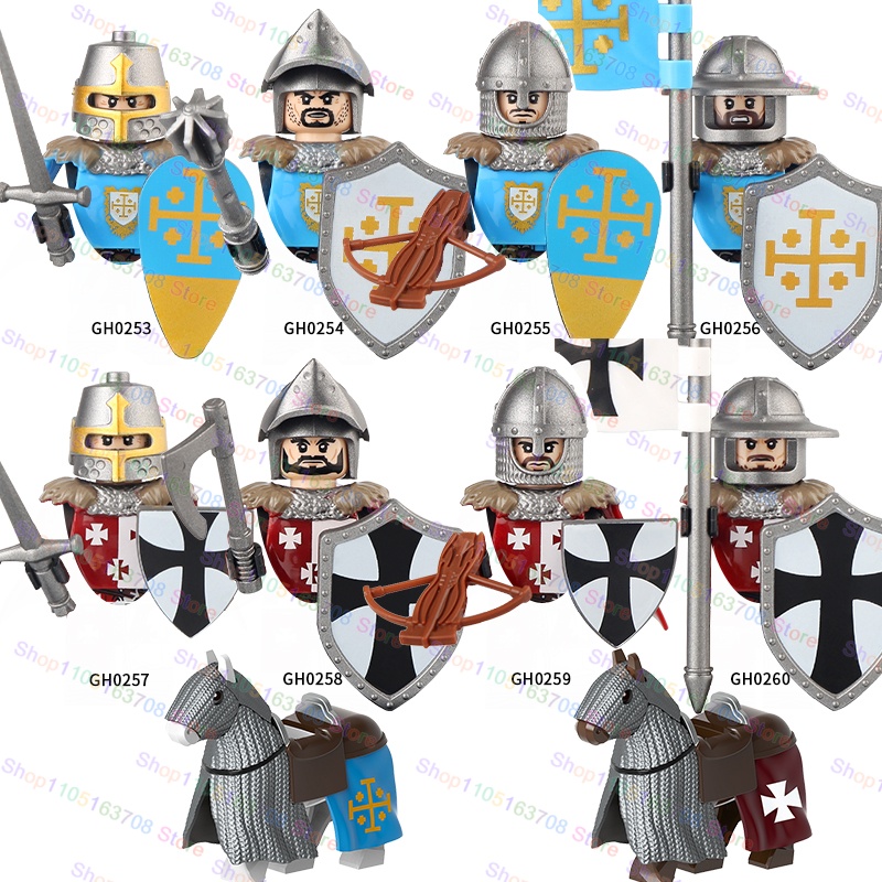 G0128 Moc Medieval Roman Centu - Lego Minifigure Holder ulasan dan harga