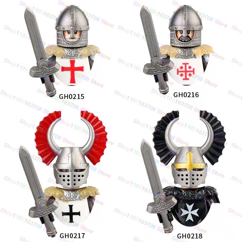 G0128 Moc Medieval Roman Centu - Lego Minifigure Holder ulasan dan harga