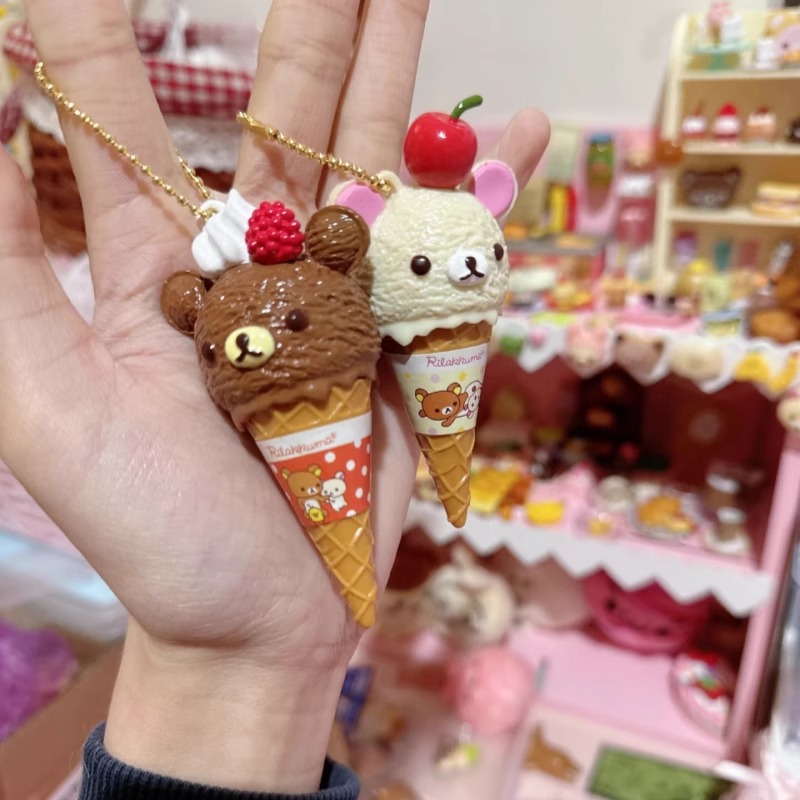 Anime Fiugre Rilakkuma Ice Cre - Capsule Toy Gashapon ulasan dan harga