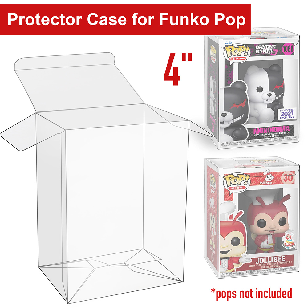 50PCS Clear Protective Box for - Funko Pop Protector ulasan dan harga