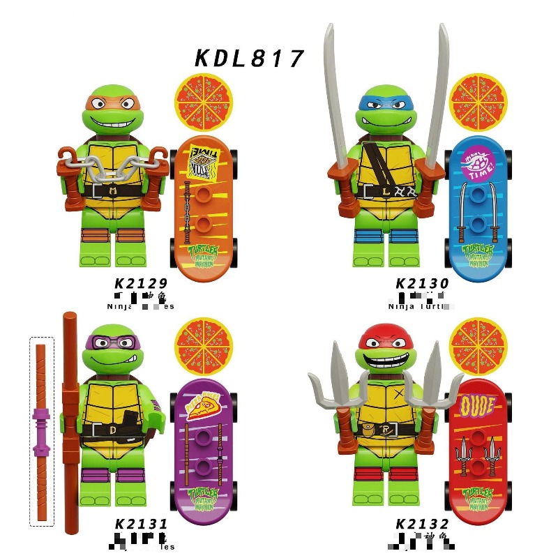 KDL831 cartoon series Teenage  - Building Block Mini ulasan dan harga