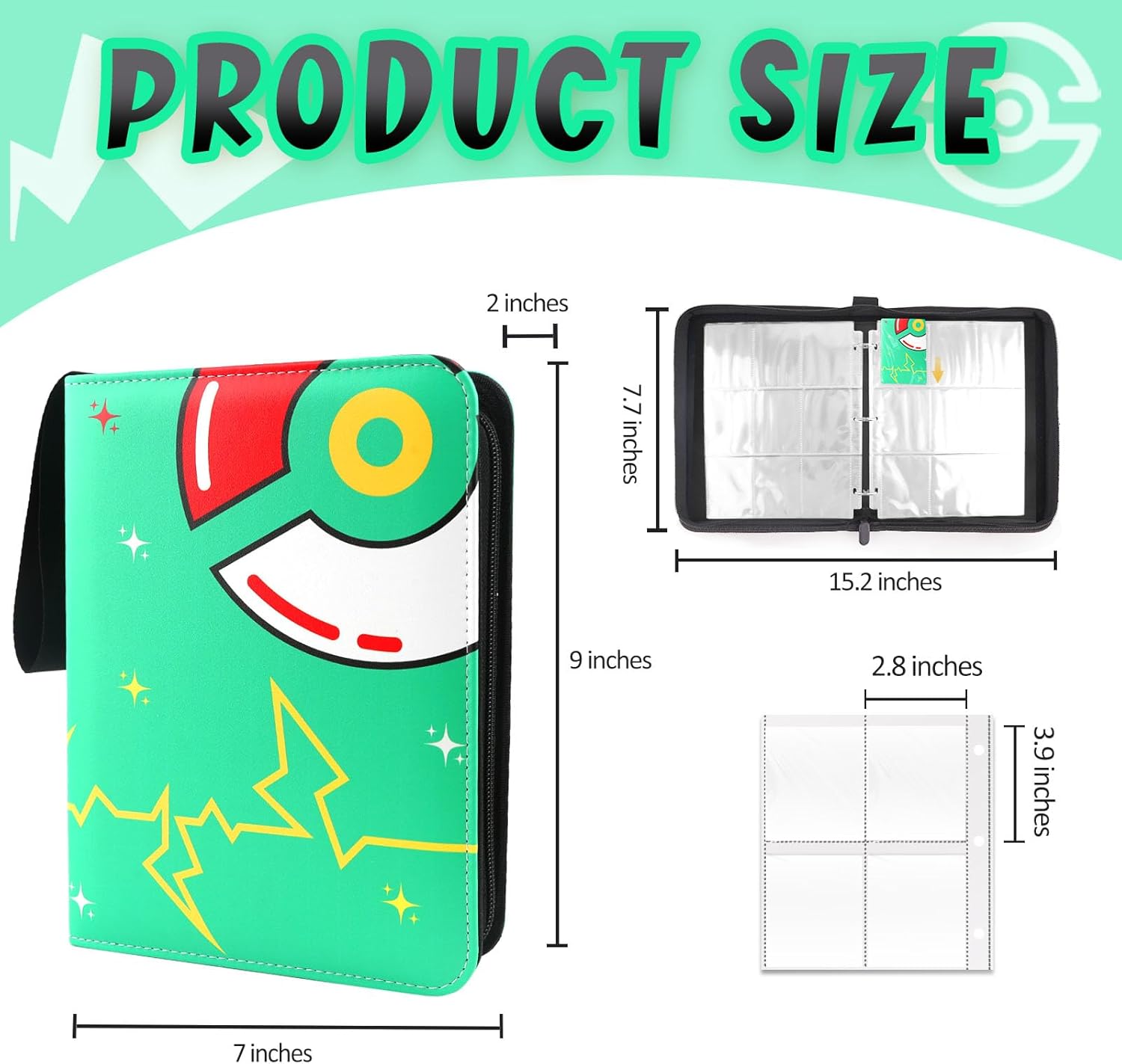 400 Pockets Card Binder with 5 - Trading Card Binder ulasan dan harga