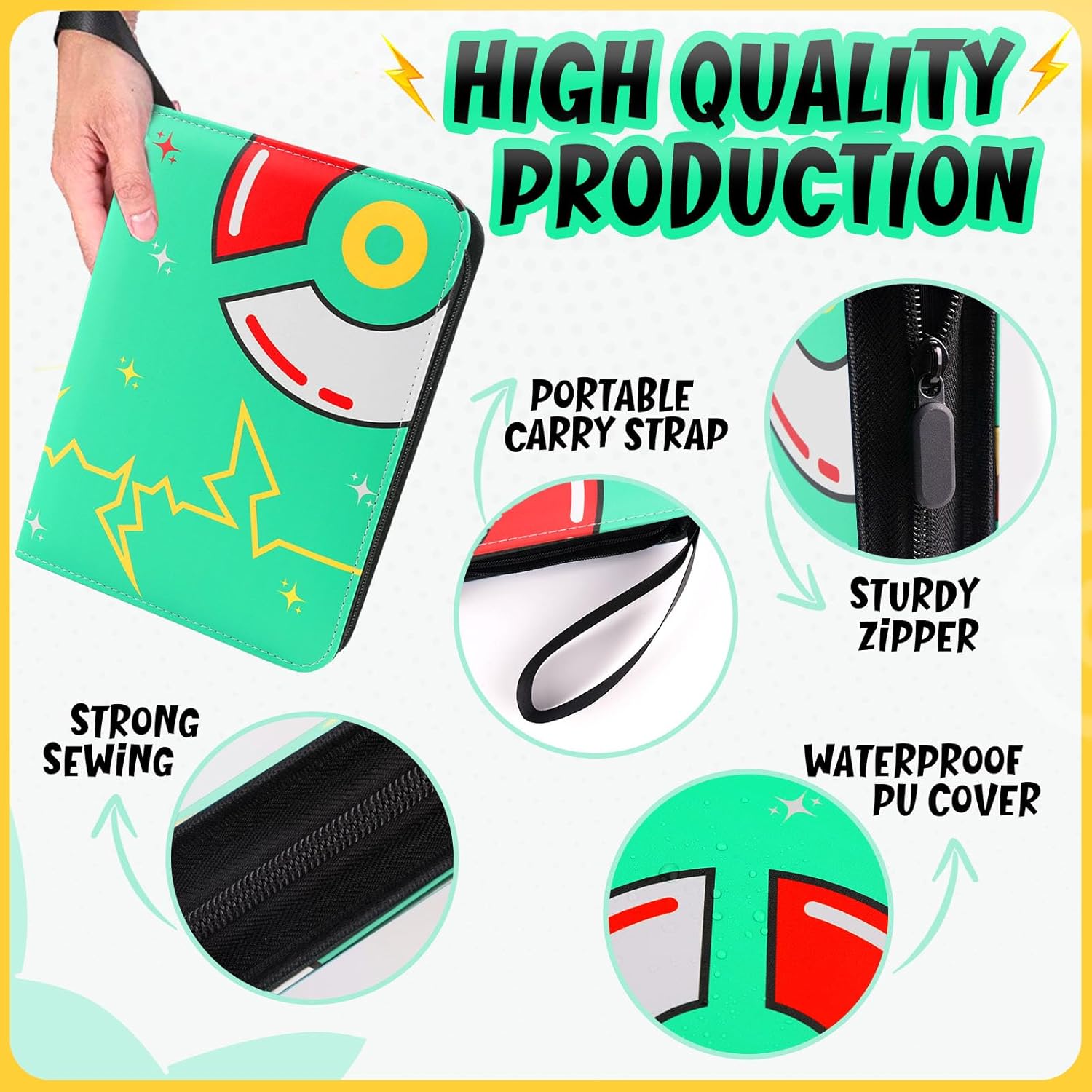 400 Pockets Card Binder with 5 - Trading Card Binder ulasan dan harga