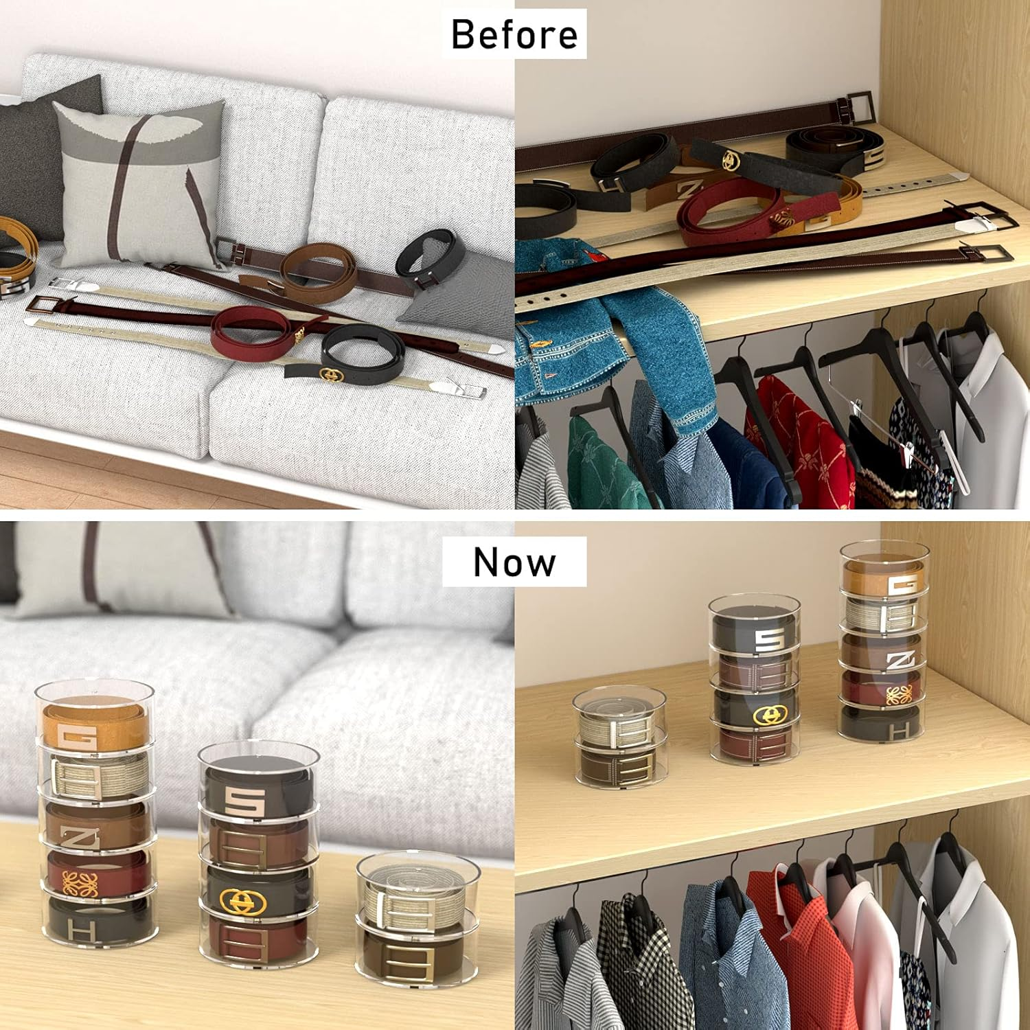 Belt Organizer, Acrylic Displa - Display Case Acrylic ulasan dan harga