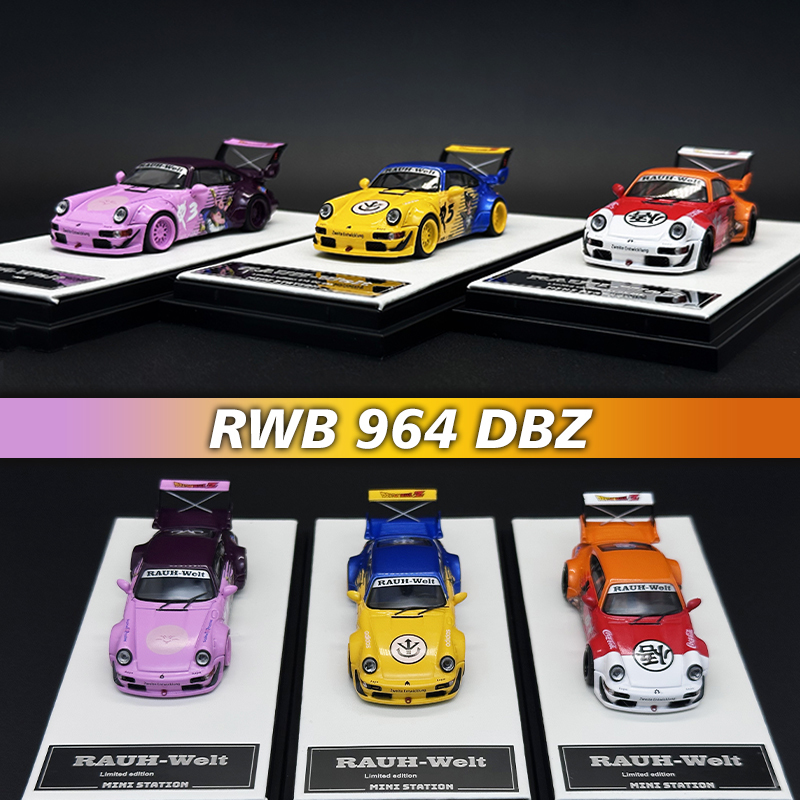 MiniStation 1:64 RWB 964 Ball  - Die Cast Car 1 64 ulasan dan harga